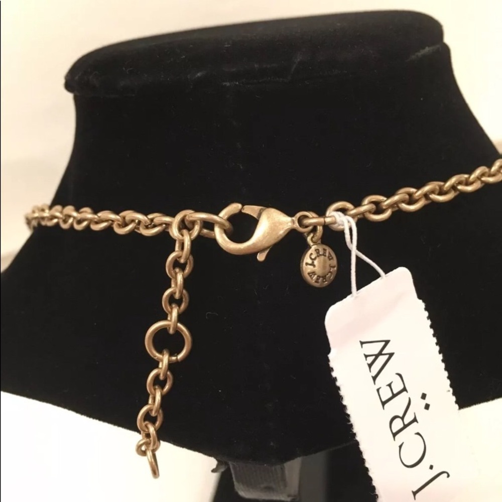 NWT J.Crew Crystal bouquet Statement Necklace - Picture 6 of 6